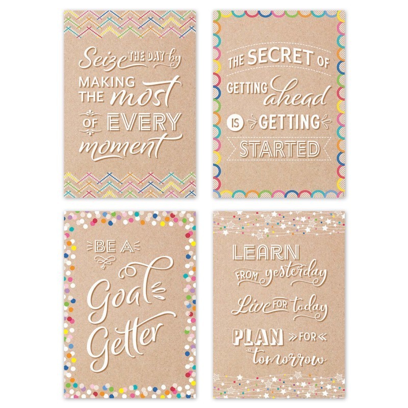 Creative Teaching Press® Krafty Pop Inspire U 4-Poster Pack