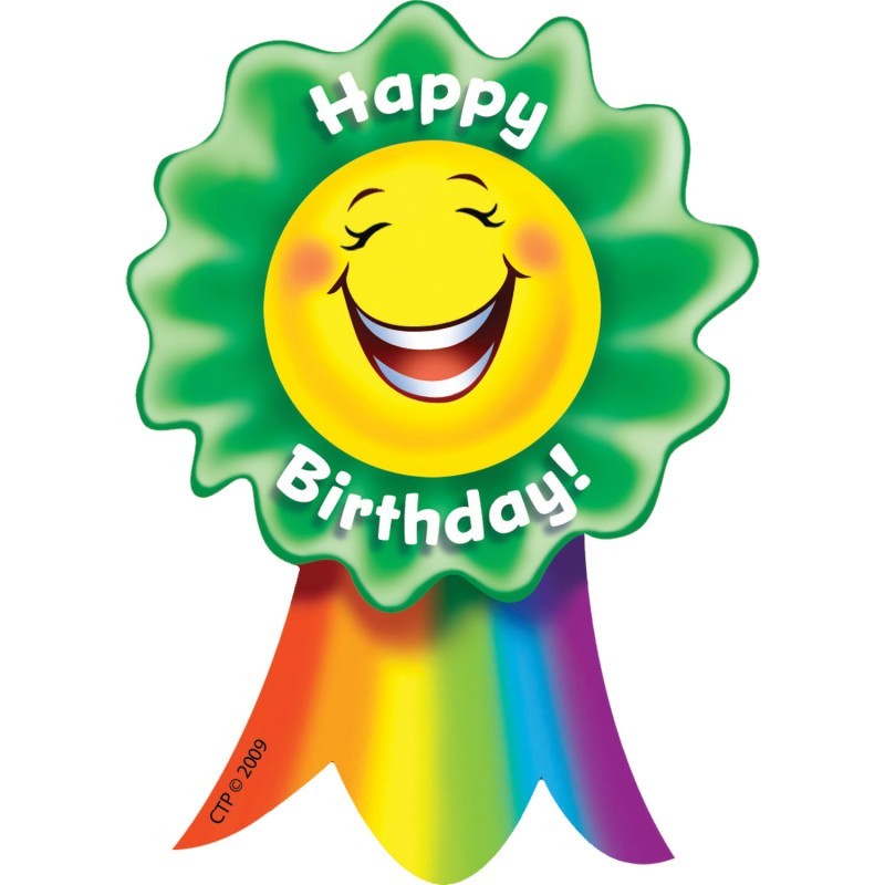 Creative Teaching Press® Happy Birthday! Smiling Ribbon Rewards, Pack of 36