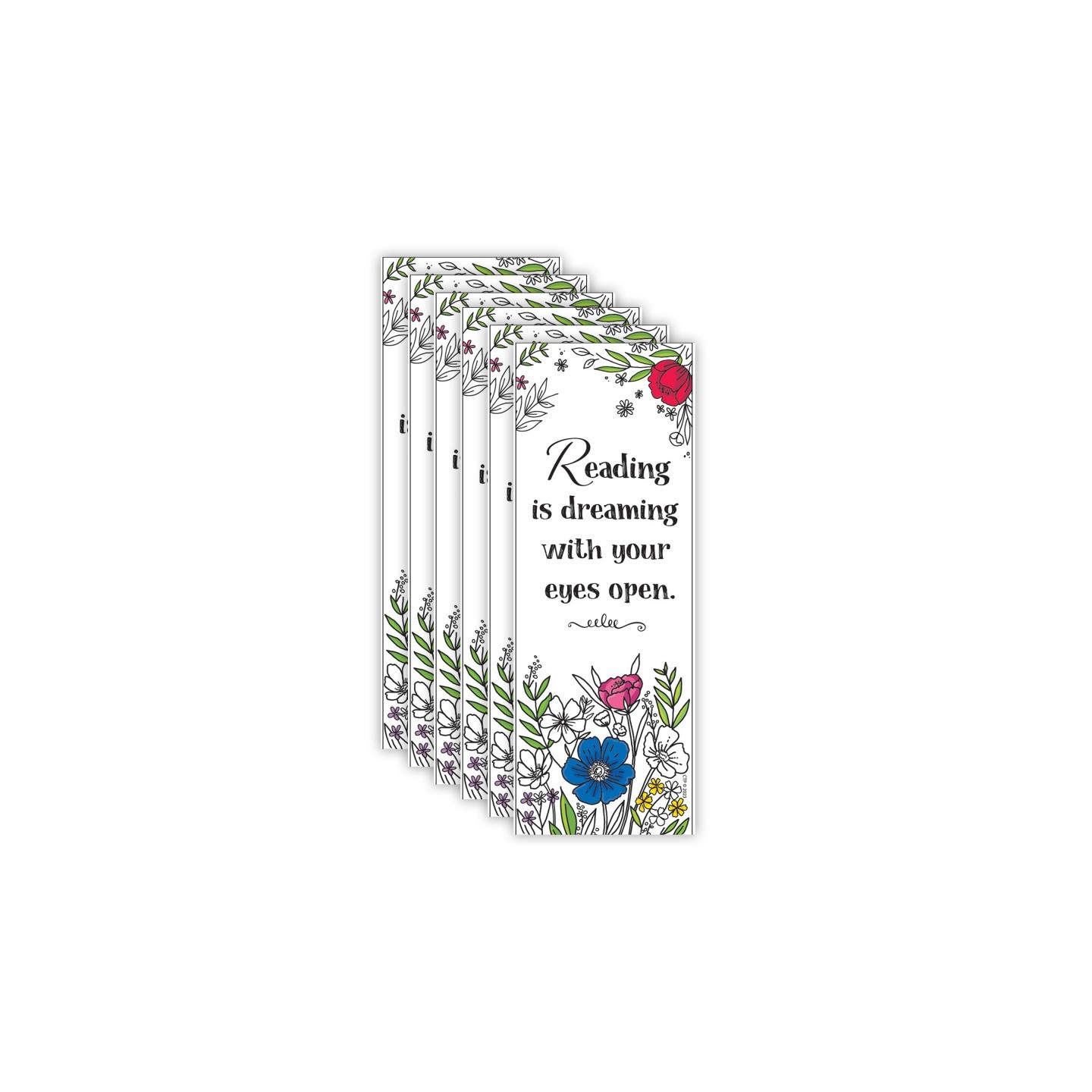 Creative Teaching Press® Bright Blooms Bookmark, 30 Per Pack, 6 Packs