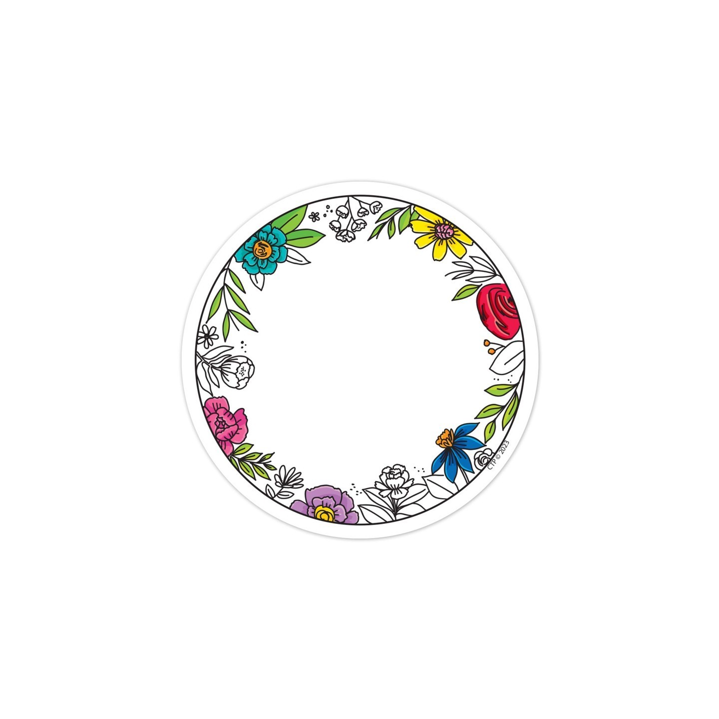 Creative Teaching Press® Bright Blooms 3 Inch Designer Cut-Outs, Pack of 36
