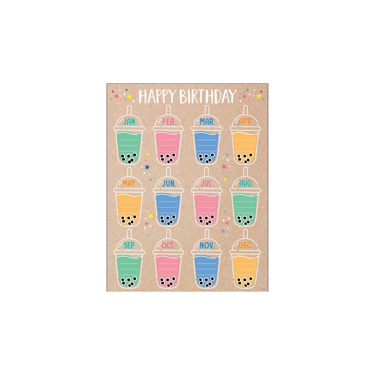 Creative Teaching Press® Krafty Pop Happy Birthday Chart