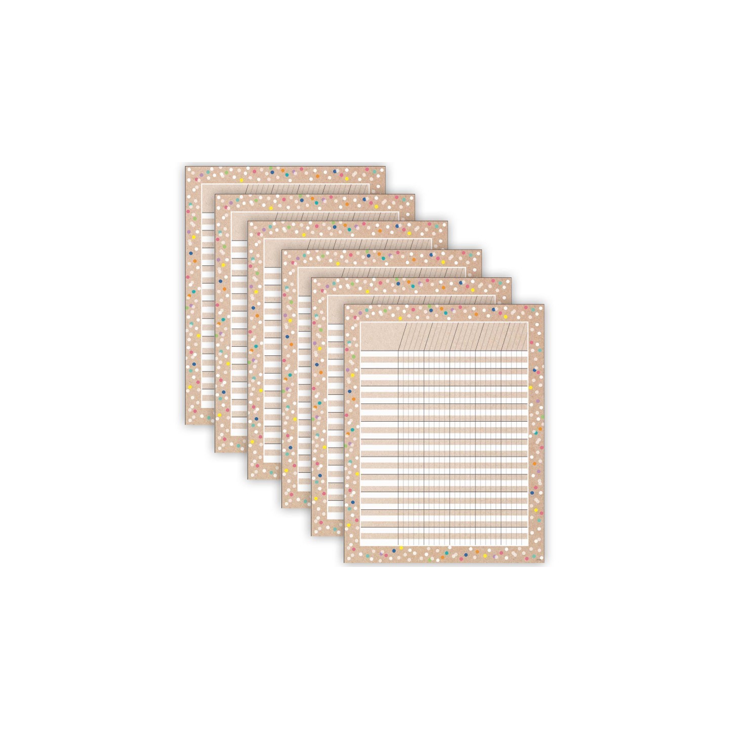 Creative Teaching Press® Krafty Pop Incentive Chart, Pack of 6