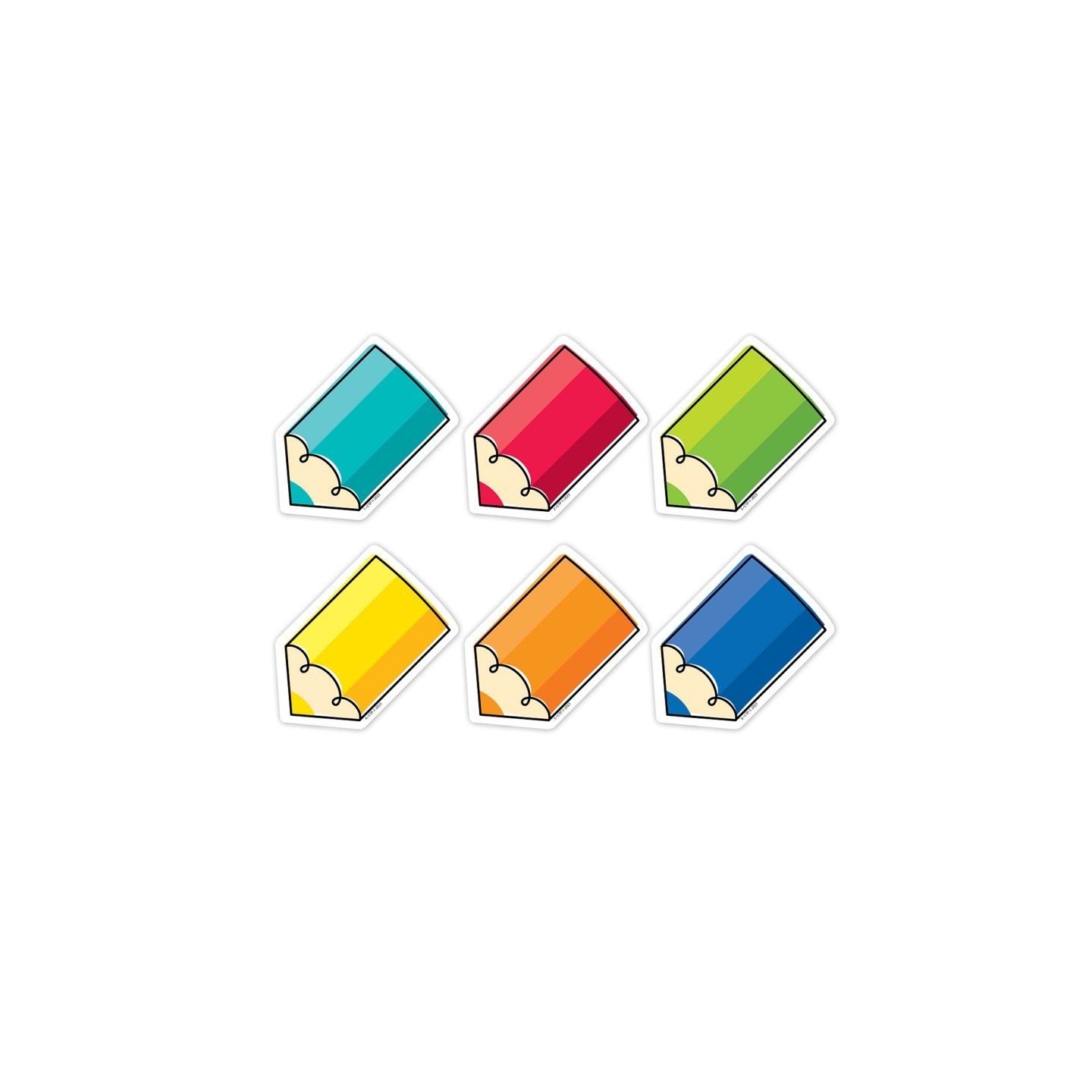 Creative Teaching Press® Core Decor Colorful Doodle Pencils 3 Inch Designer Cut-Outs, Pack of 36