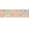 Creative Teaching Press® Krafty Pop Colorful Kraft Chevron EZ Border, 48 Feet