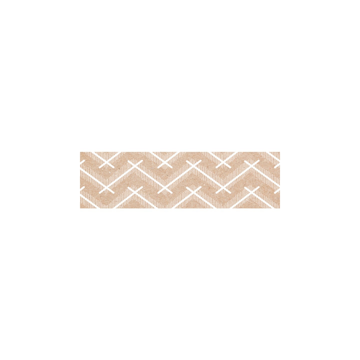 Creative Teaching Press® Krafty Pop Kraft Chevron EZ Border, 48 Feet