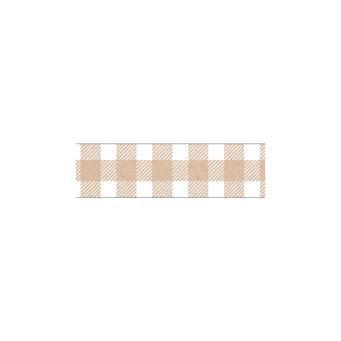 Creative Teaching Press® Krafty Pop Kraft Buffalo Check EZ Border, 48 Feet