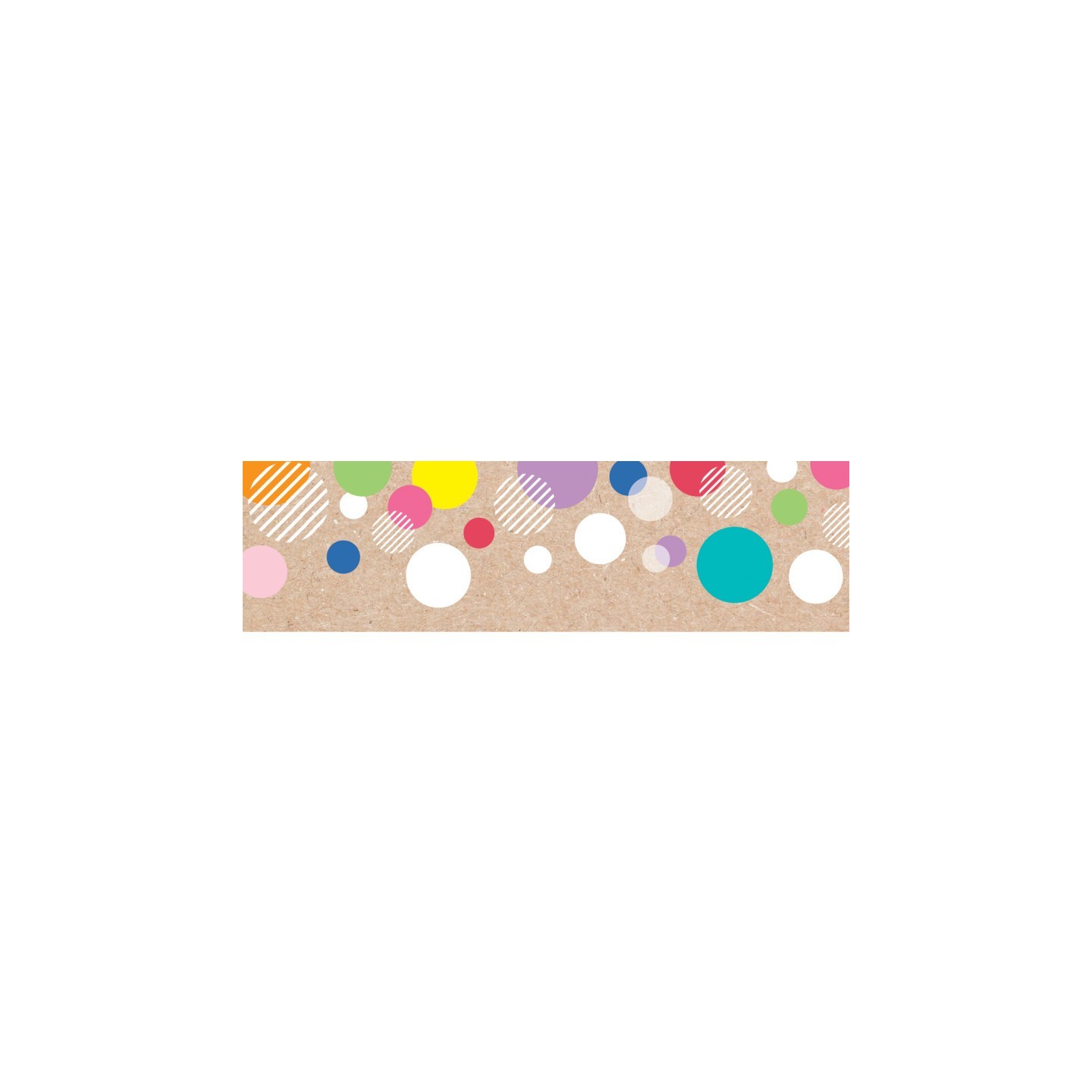 Creative Teaching Press® Krafty Pop Colorful Kraft Bubbles EZ Border, 48 Feet