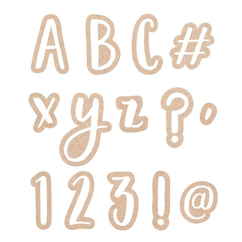 Creative Teaching Press® Krafty Pop Designer Letters, 212 Pieces