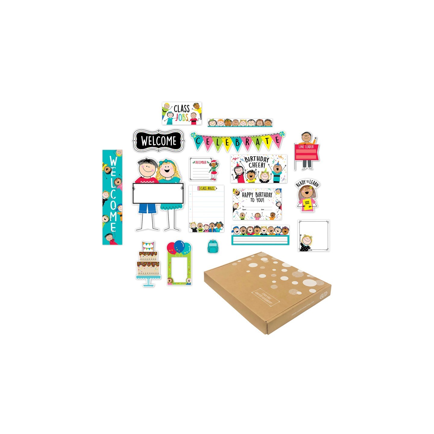 Creative Teaching Press® Stick Kids Curated Classroom