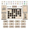 Creative Teaching Press® Black, White, and Wood Calendar Set Bulletin Board Set, 87 Pieces