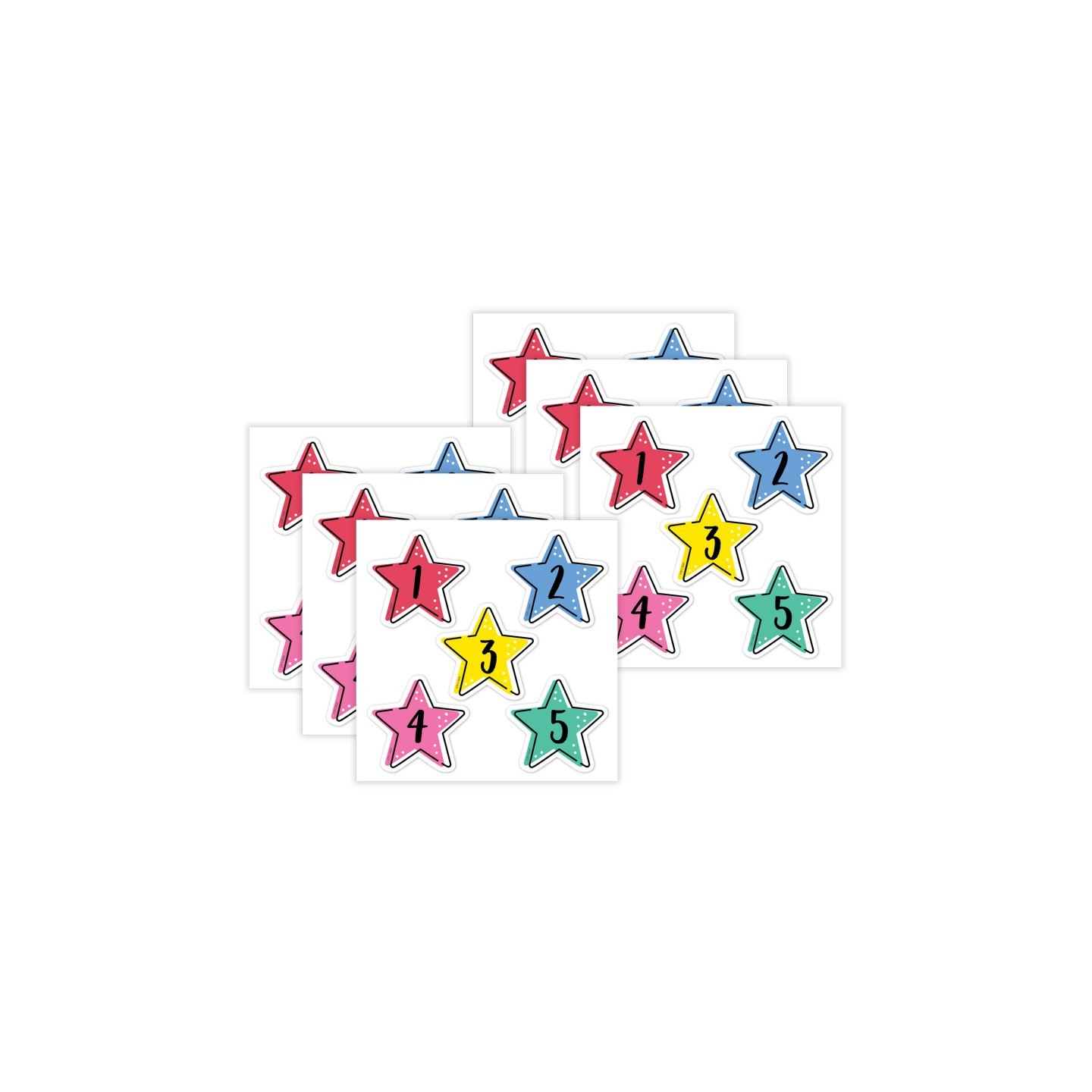 Creative Teaching Press® Star Bright Calendar Days Top Classroom Decorating Accents, 35 Per Pack, 6 Packs