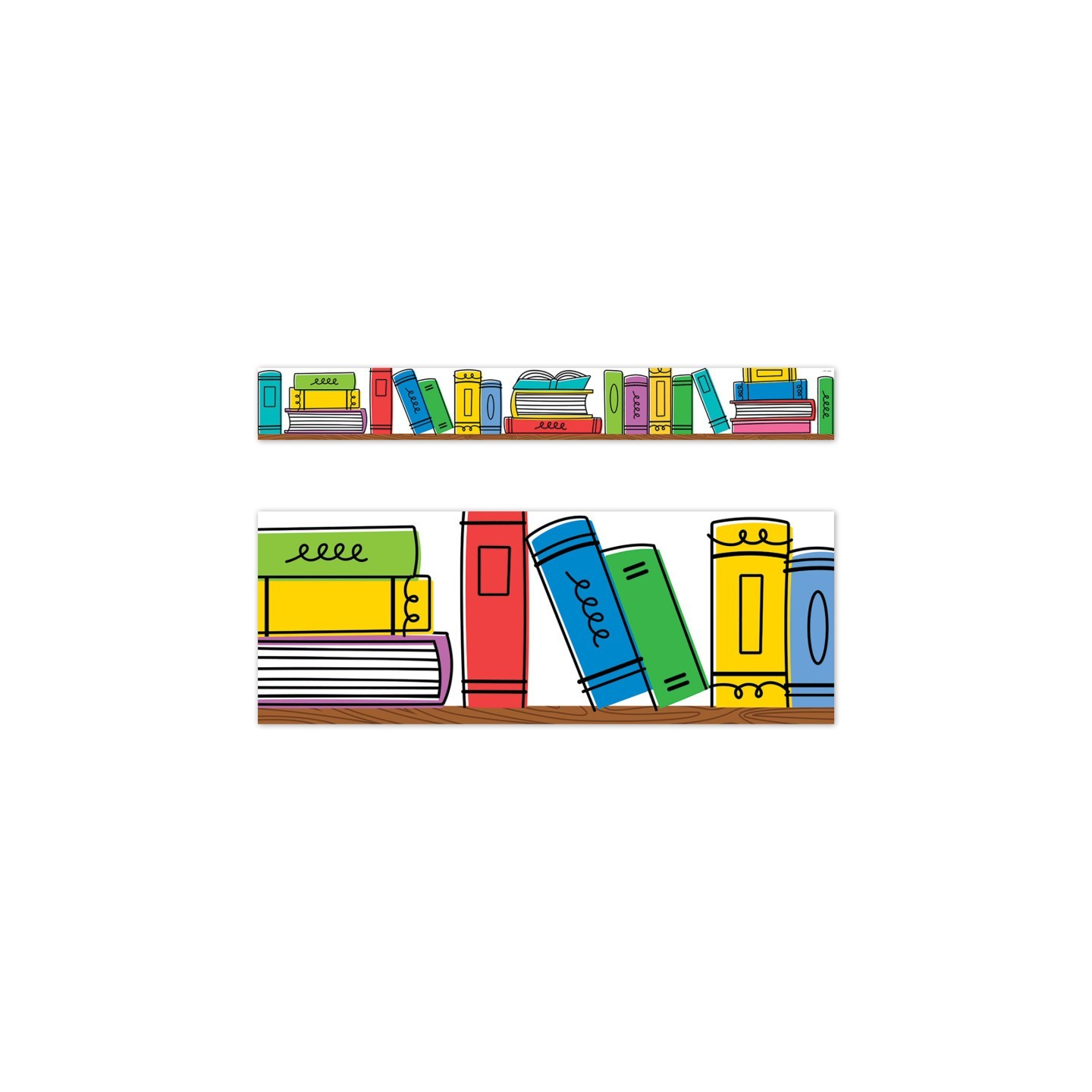 Creative Teaching Press® Core Decor Doodle Bookshelf EZ Border, 48 Feet