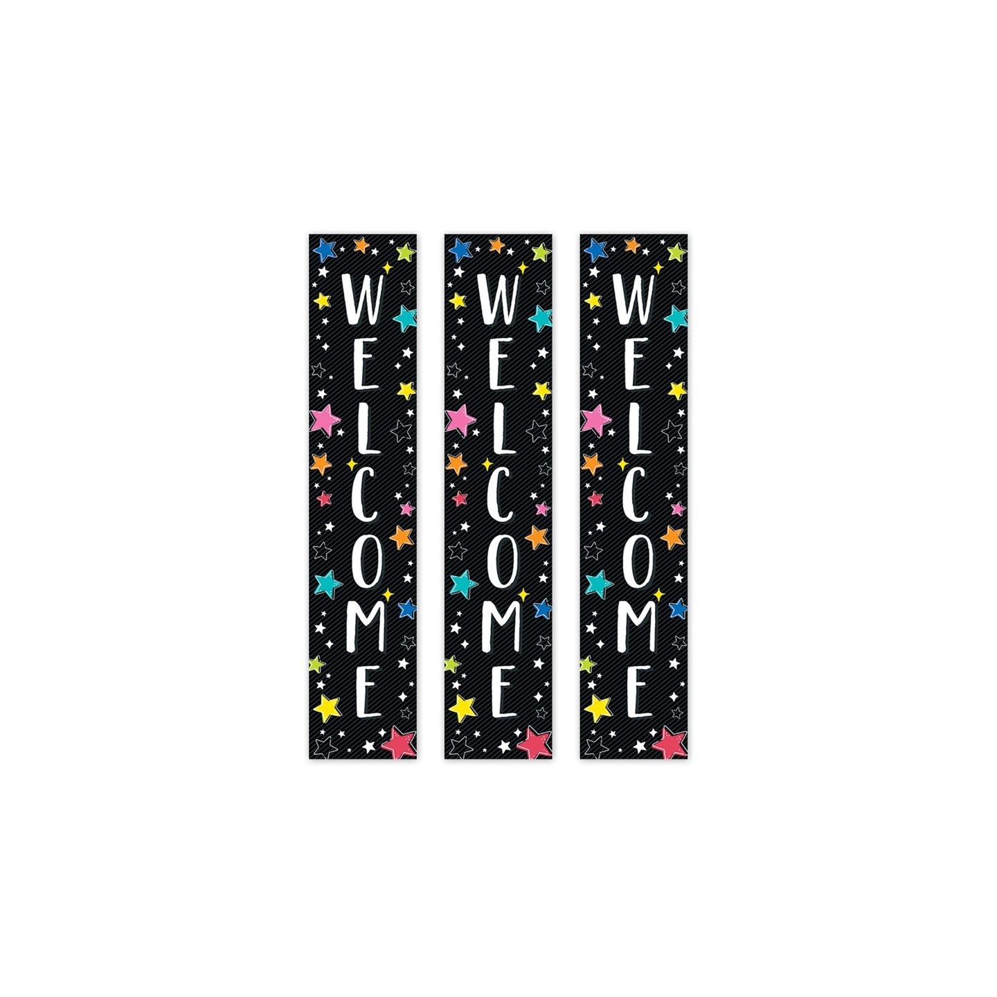 Creative Teaching Press® Star Bright Welcome Banner, 8" x 39", Pack of 3