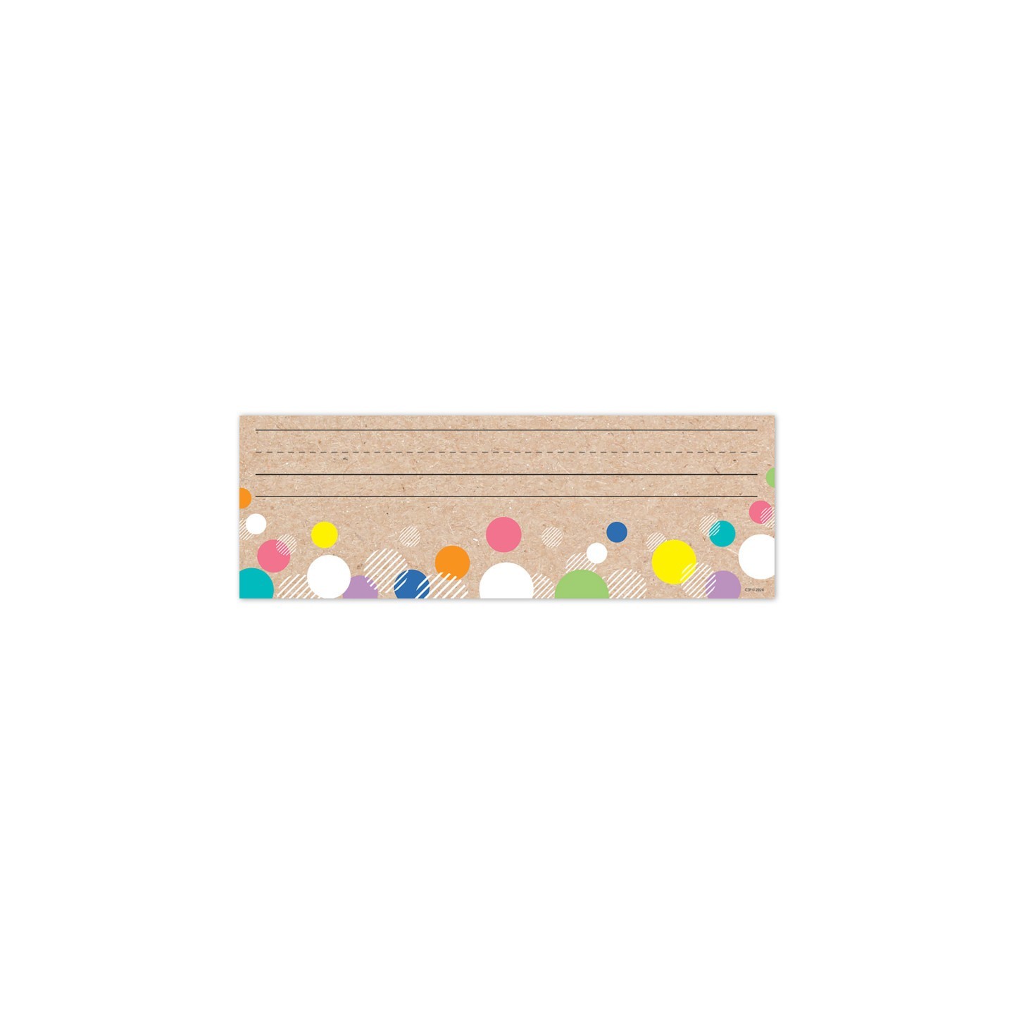 Creative Teaching Press® Krafty Pop! Colorful Kraft Bubbles Name Plates, Pack of 36