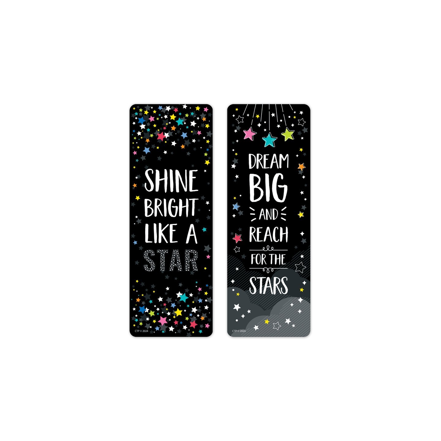 Creative Teaching Press® Star Bright Positive Mindset Bookmark, 30 Per Pack, 6 Packs