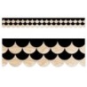 Creative Teaching Press® Core Decor Black and Wood Scallops EZ Border, 48 Feet