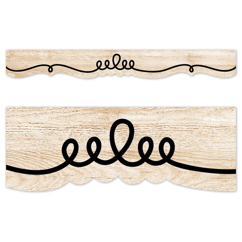 Creative Teaching Press® Core Decor Loop-de-Doodle on Wood EZ Border, 48 Feet