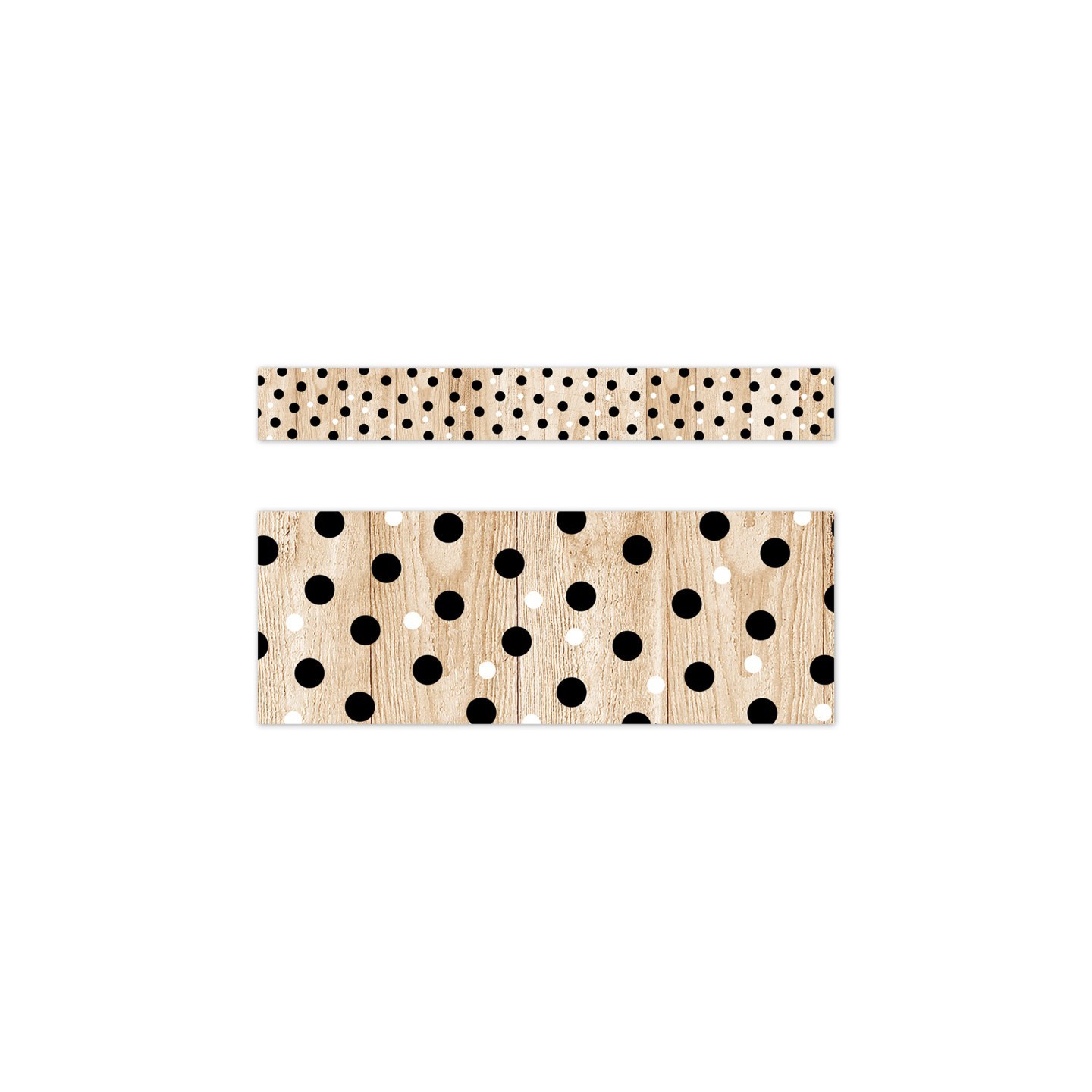 Creative Teaching Press® Core Decor Polka Dots on Wood EZ Border, 48 Feet