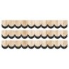 Creative Teaching Press® Core Decor Dotted Scallops on Wood EZ Border, 48 Feet Per Pack, 3 Packs