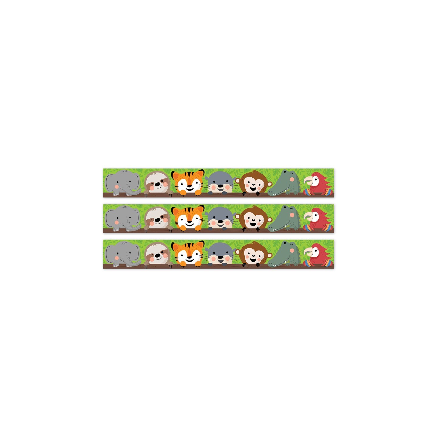 Creative Teaching Press® Jungle Friends EZ Border, 48 Feet Per Pack, 3 Packs
