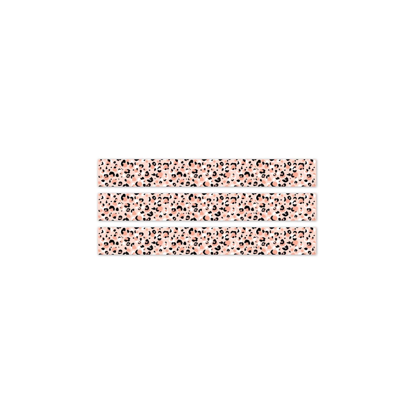 Creative Teaching Press® Jungle Friends Blush Leopard EZ Border, 48 Feet Per Pack, 3 Packs