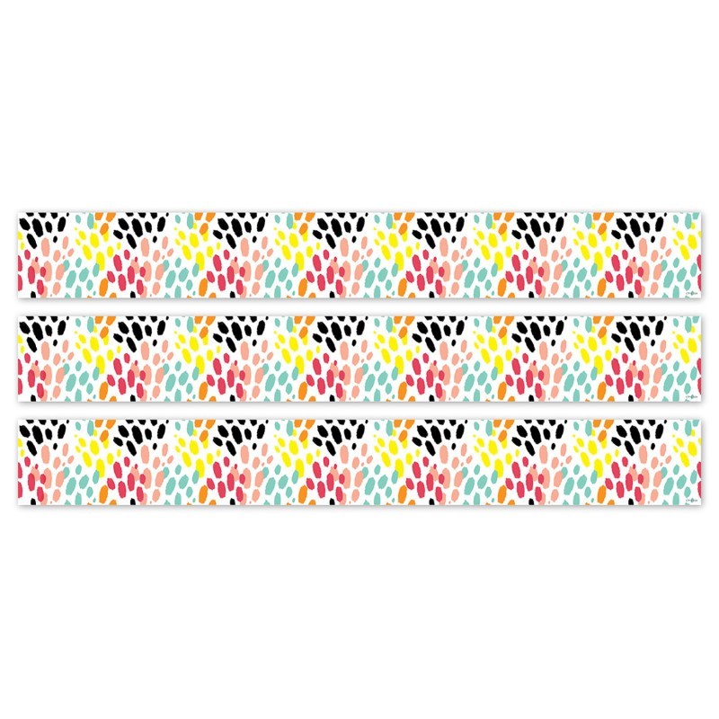 Creative Teaching Press® Jungle Friends Messy Tracks EZ Border, 48 Feet Per Pack, 3 Packs