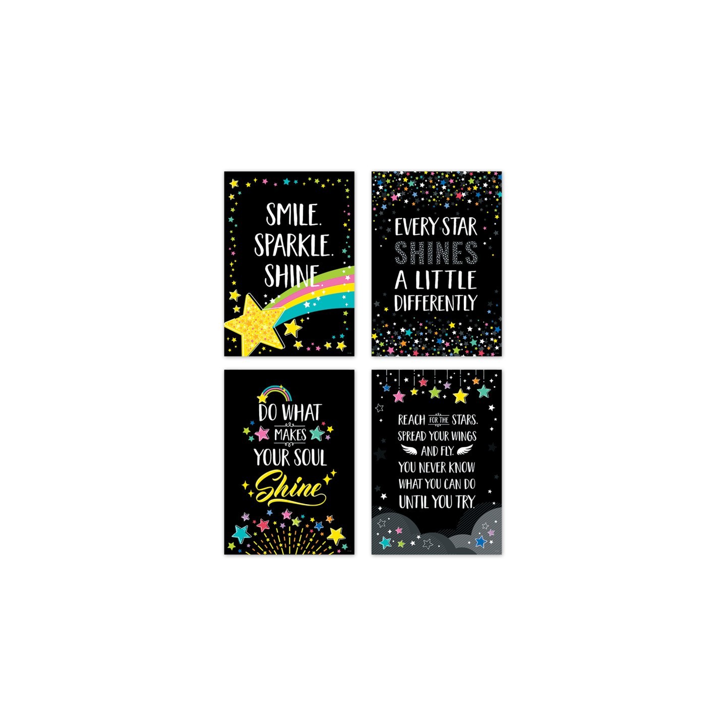 Creative Teaching Press® Star Bright Inspire U 4-Poster Pack