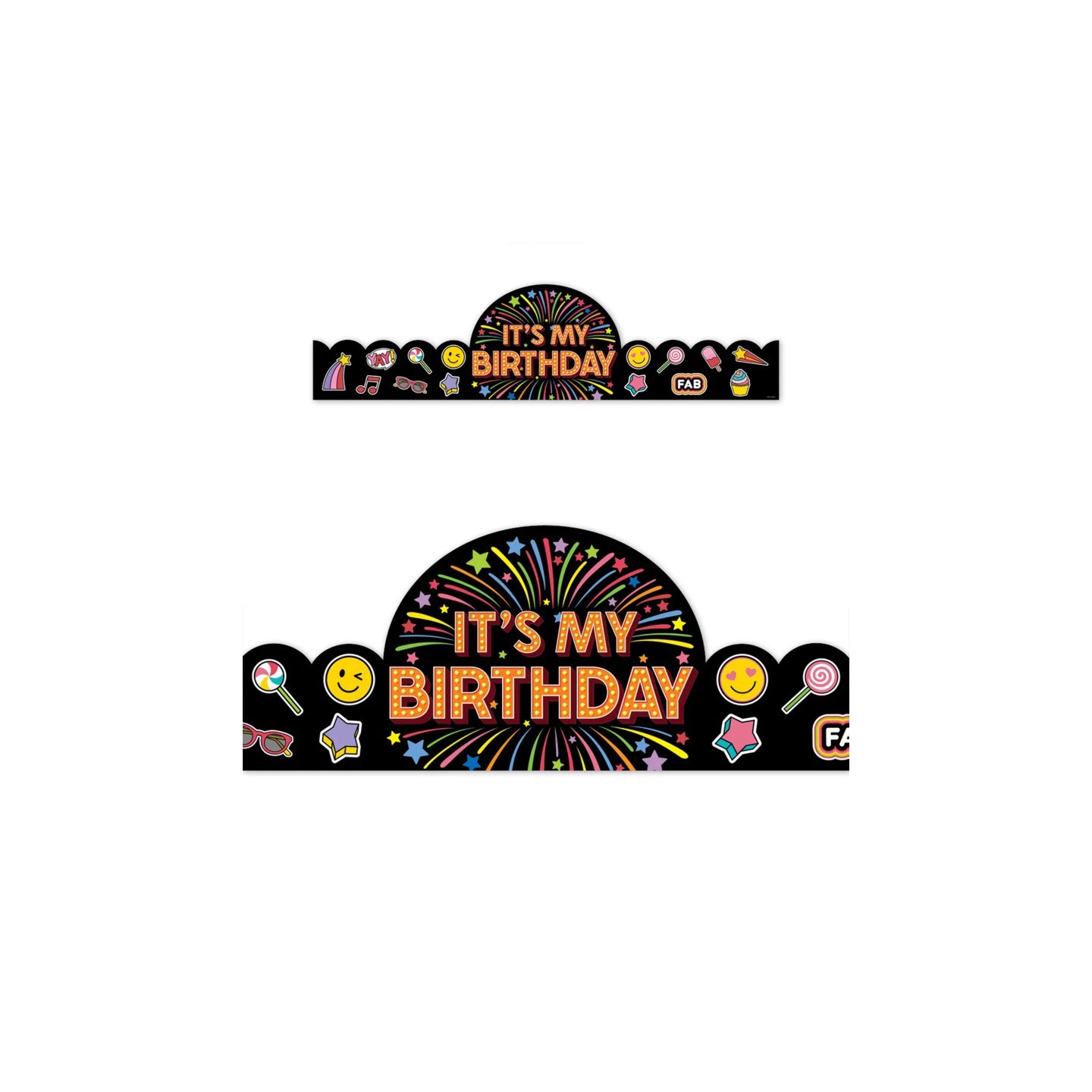 Creative Teaching Press® Core Decor Happy Birthday Crowns, Pack of 30