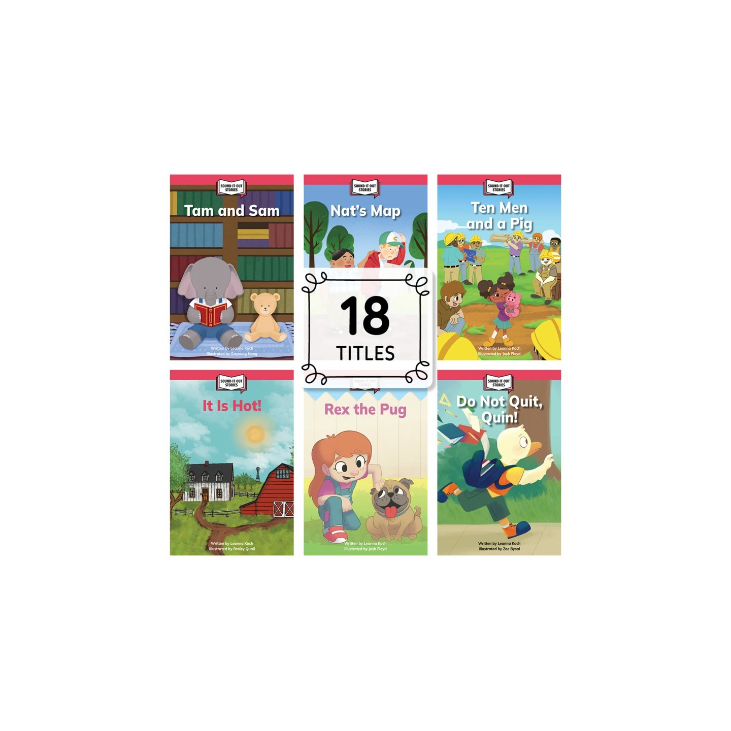 Creative Teaching Press® Sound-It-Out Stories Decodable Readers Set 1