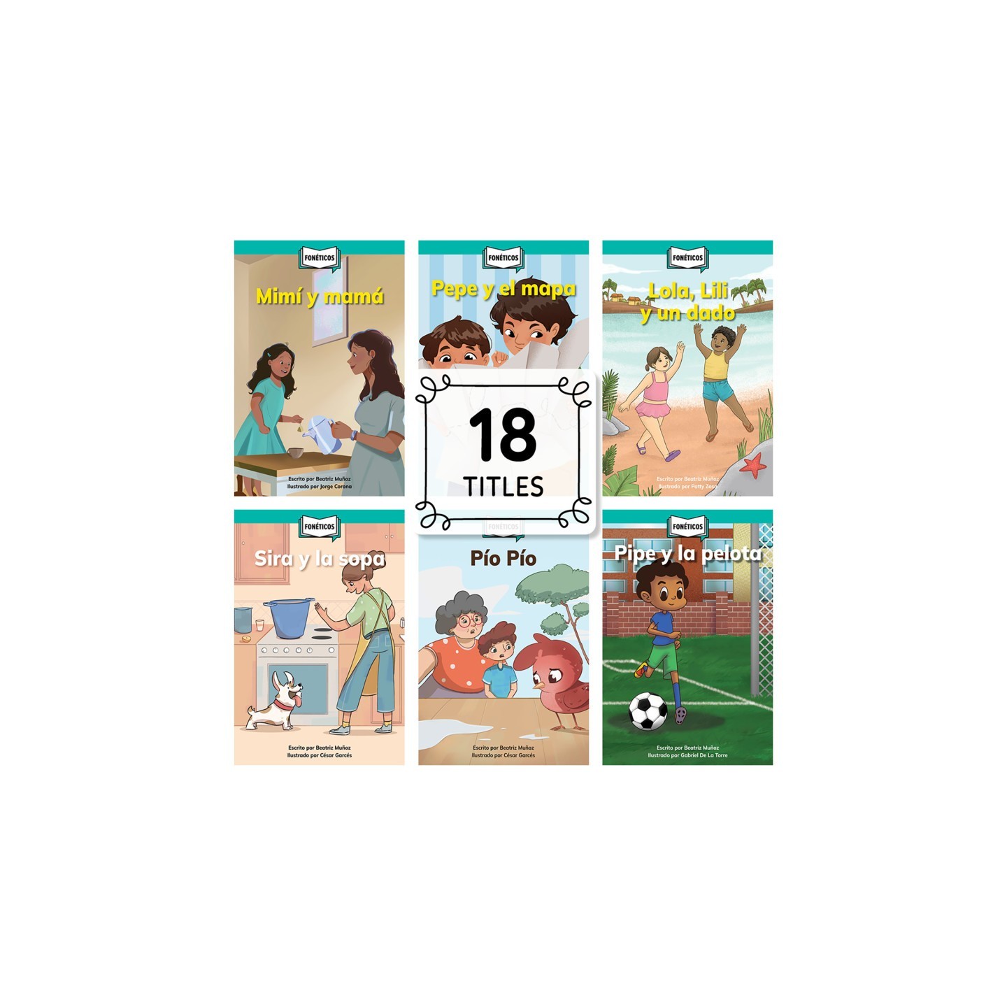 Creative Teaching Press® Fonéticos Decodable Readers Set 1
