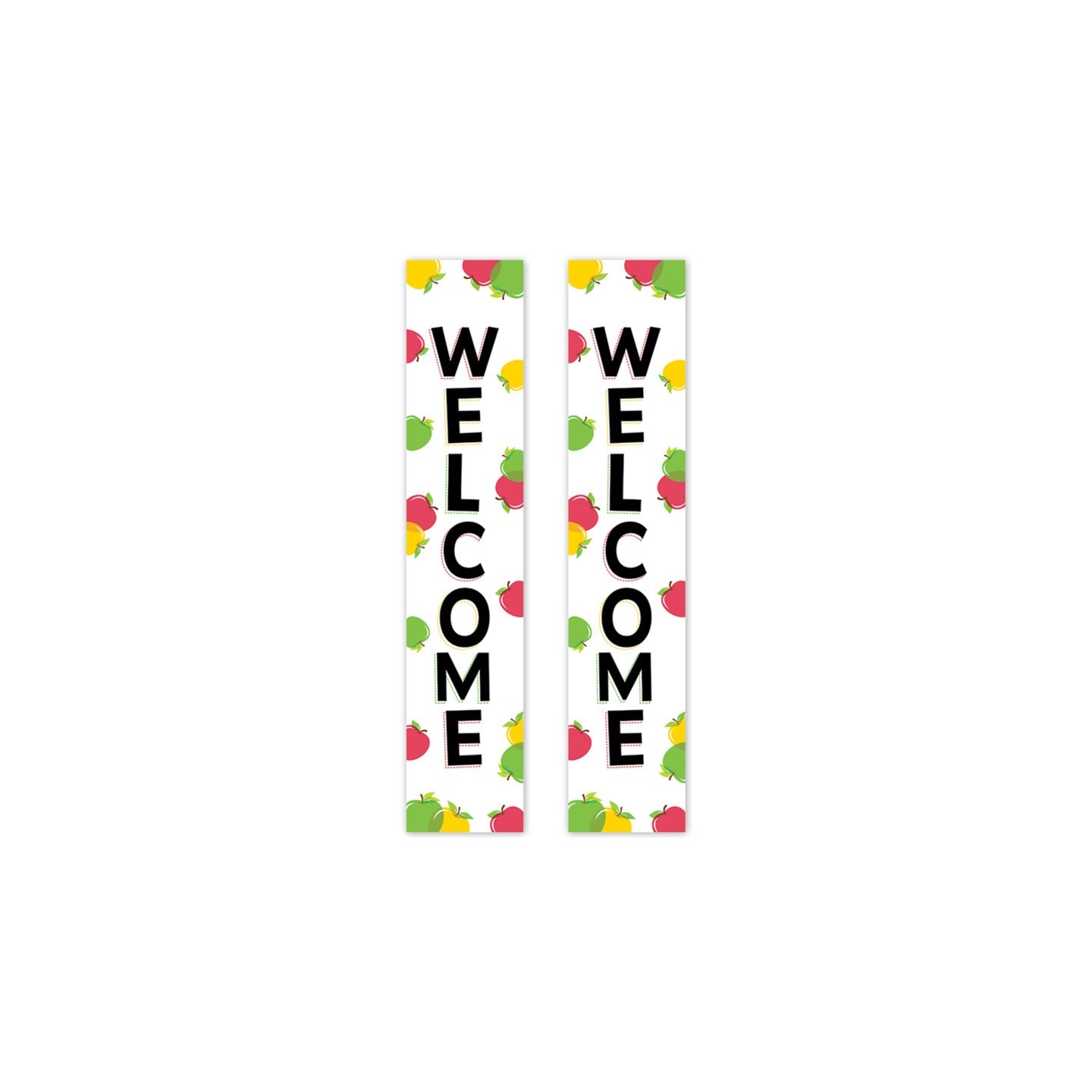 Creative Teaching Press® Apple Time Welcome 2-Sided Banner, 8" x 39", Pack of 2