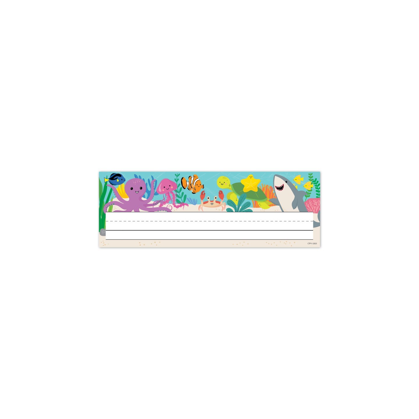 Creative Teaching Press® Sea Friends Name Plates, Pack of 36