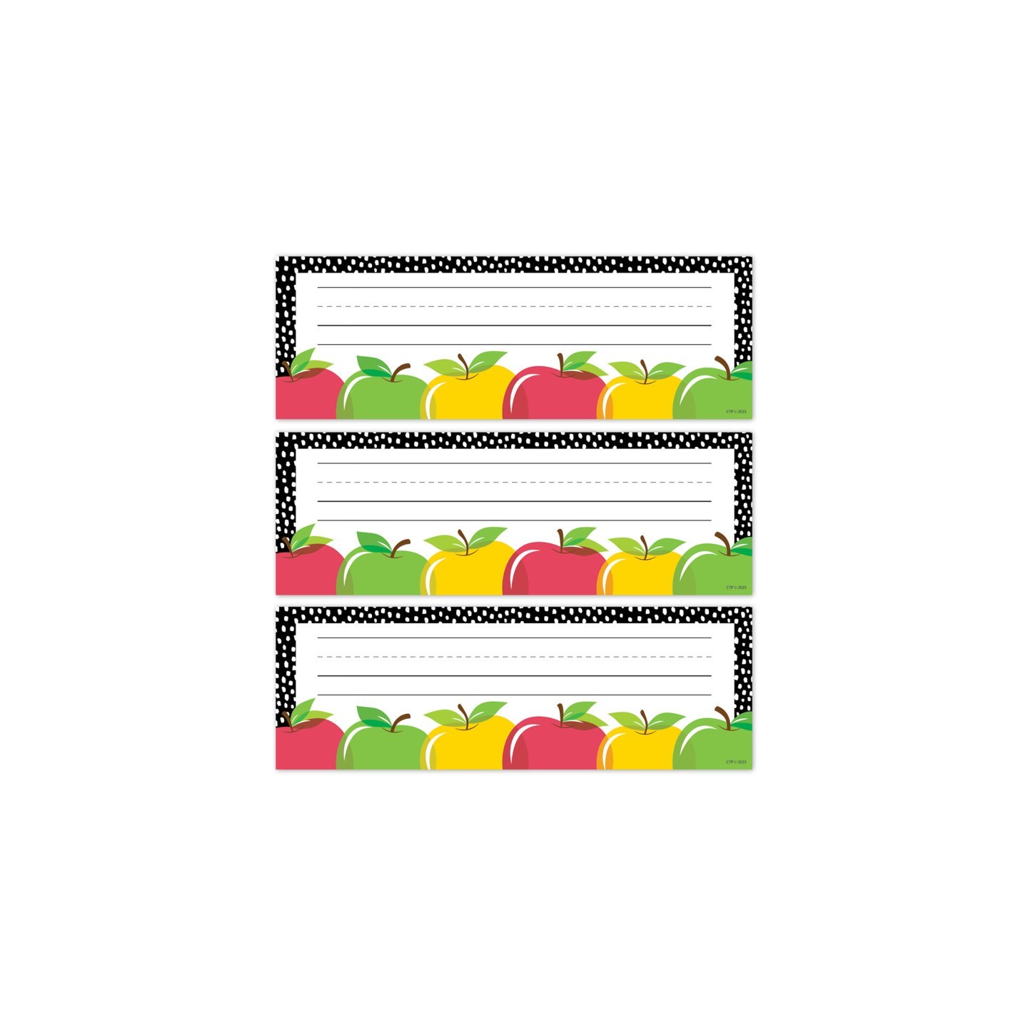Creative Teaching Press® Apple Time Name Plates, 36 Per Pack, 3 Packs
