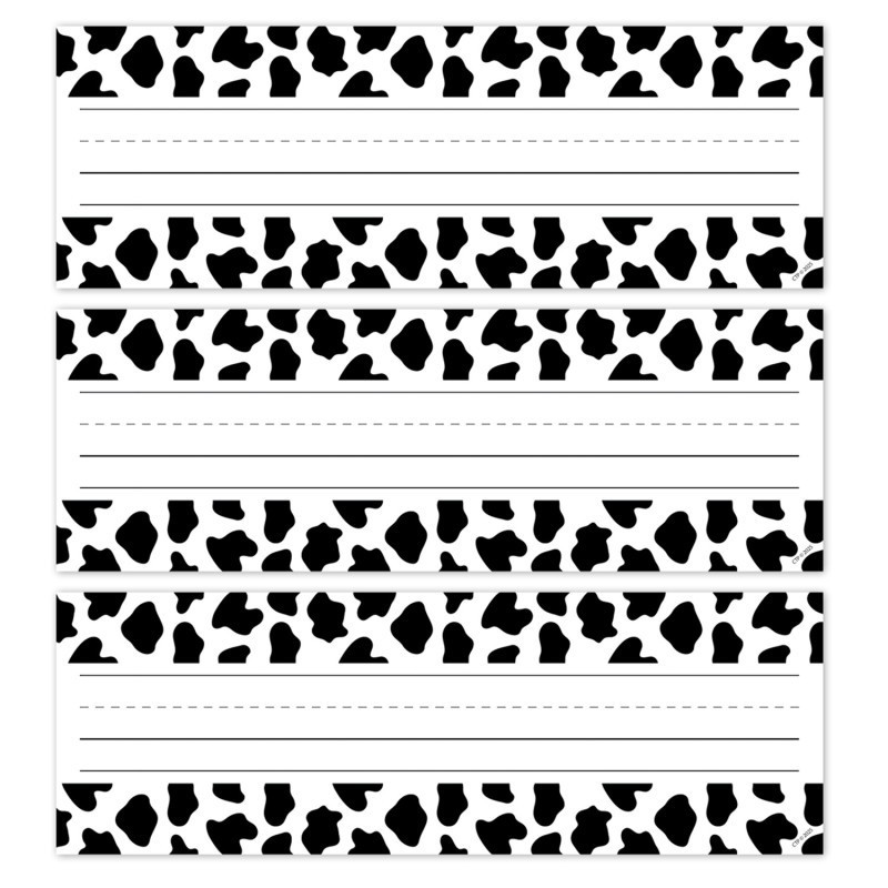 Creative Teaching Press® Farm Friends Cow Print Name Plates, 36 Per Pack, 3 Packs