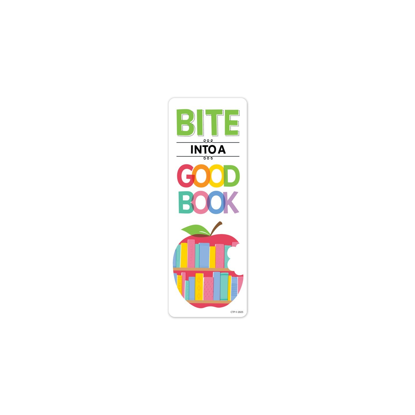 Creative Teaching Press® Apple Time Bite Into... Bookmark, Pack of 30