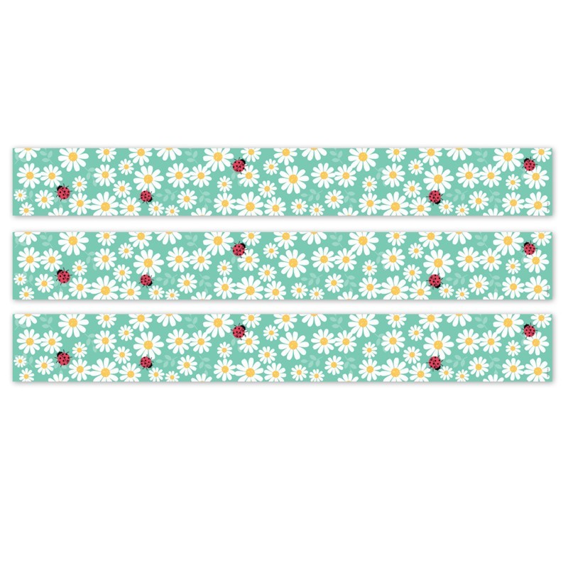 Creative Teaching Press® Core Decor Daisy Bug EZ Border, Bulletin Board Border, 48 Feet Per Pack, 3 Packs