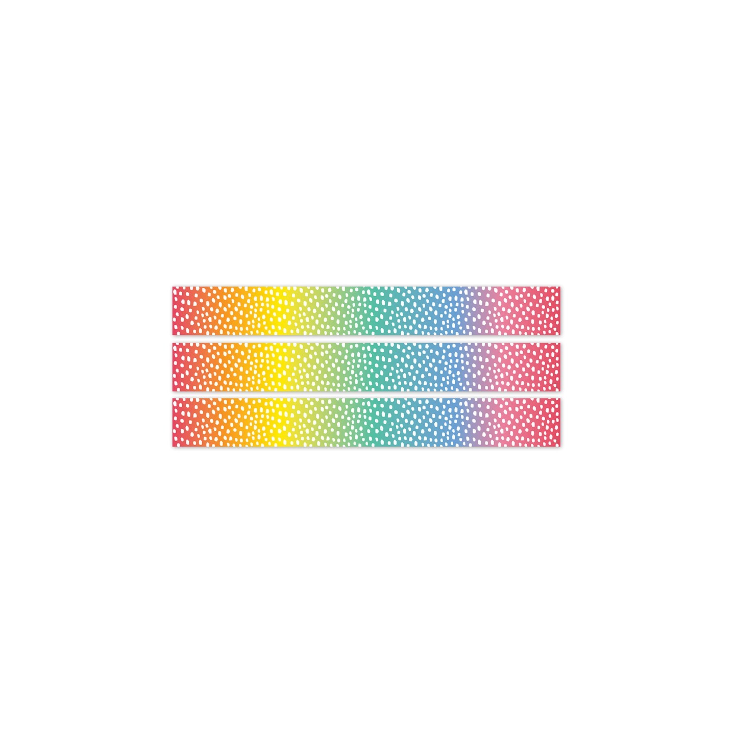 Creative Teaching Press® Core Decor Messy Dots on Rainbow EZ Border, Bulletin Board Border, 48 Feet Per Pack, 3 Packs