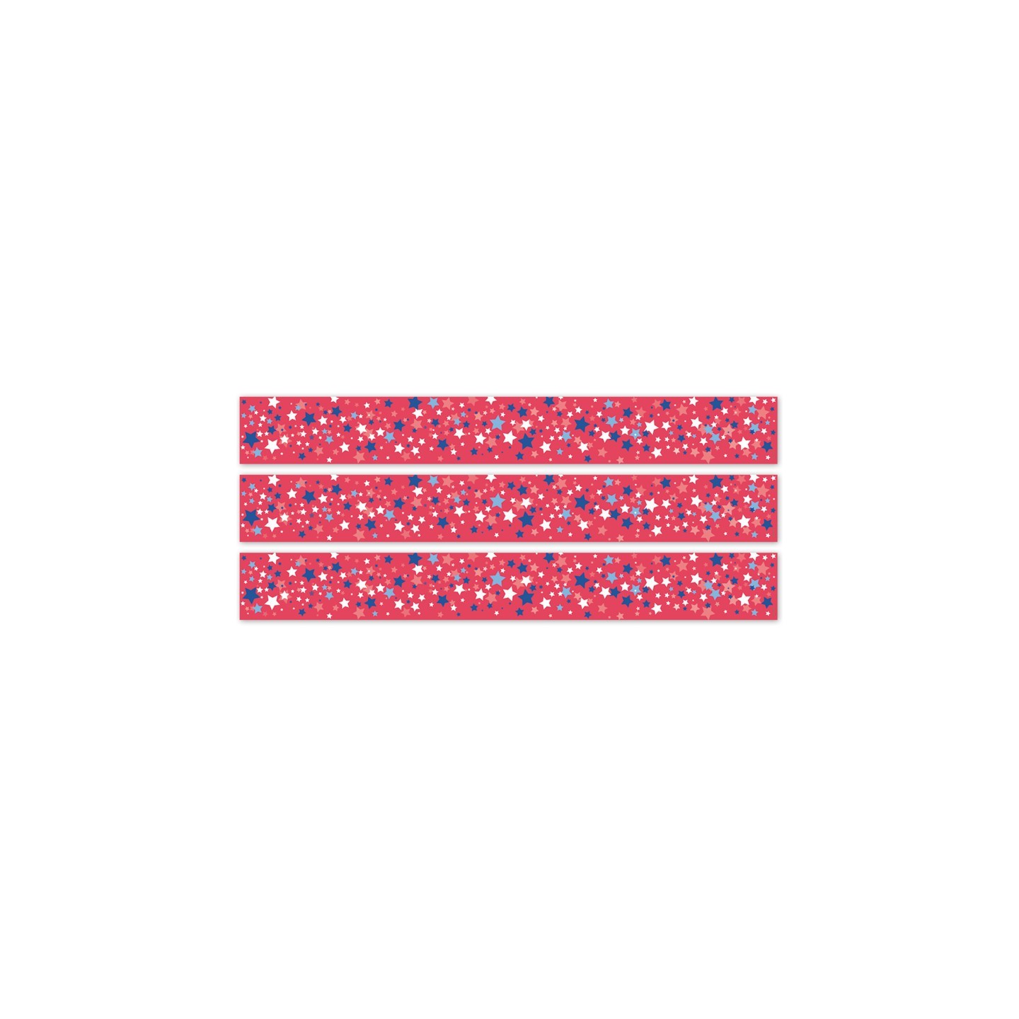 Creative Teaching Press® Core Decor Patriotic Stars EZ Border, Bulletin Board Border, 48 Feet Per Pack, 3 Packs