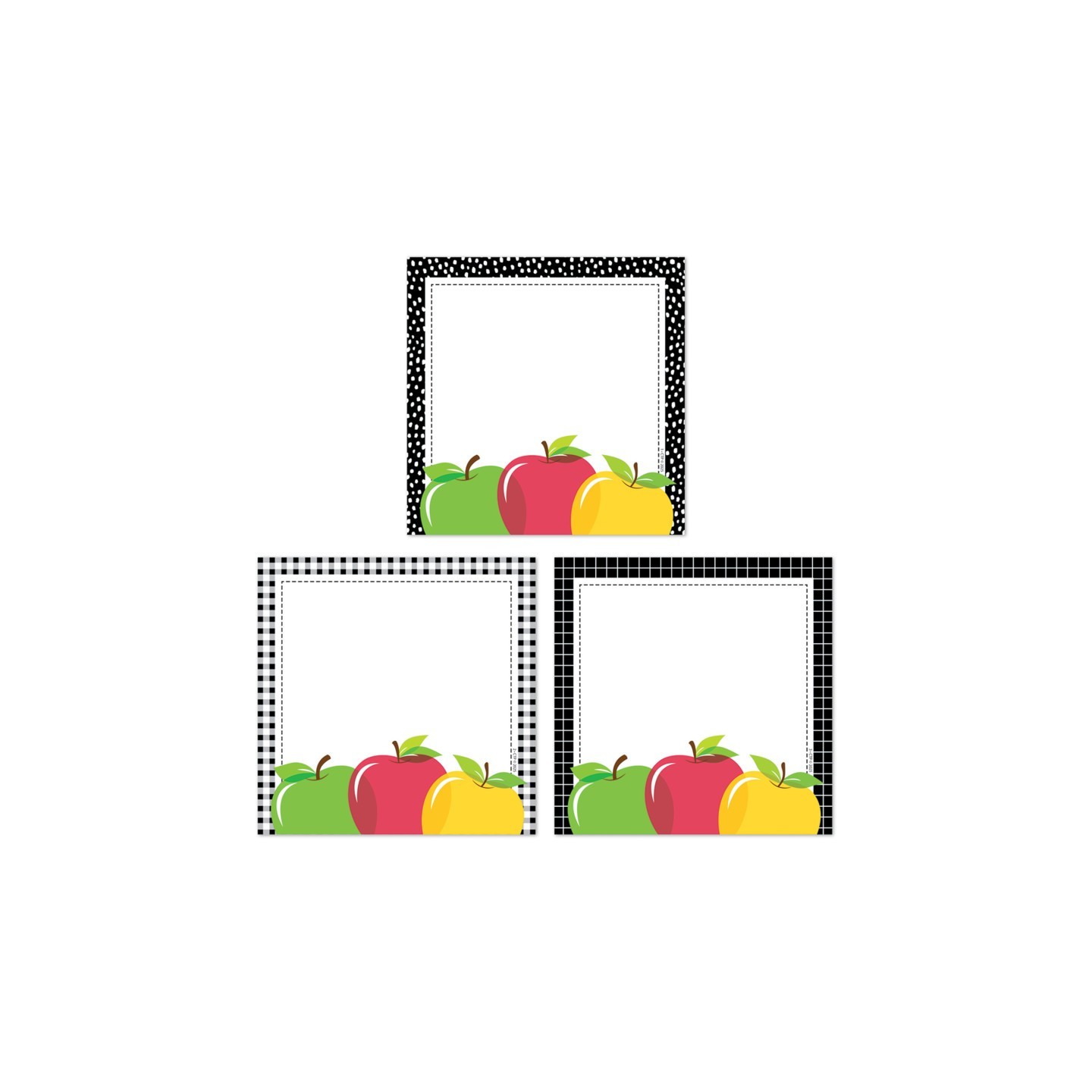 Creative Teaching Press® Apple Time Apple Cards 6" Designer Cut-Outs, Pack of 36