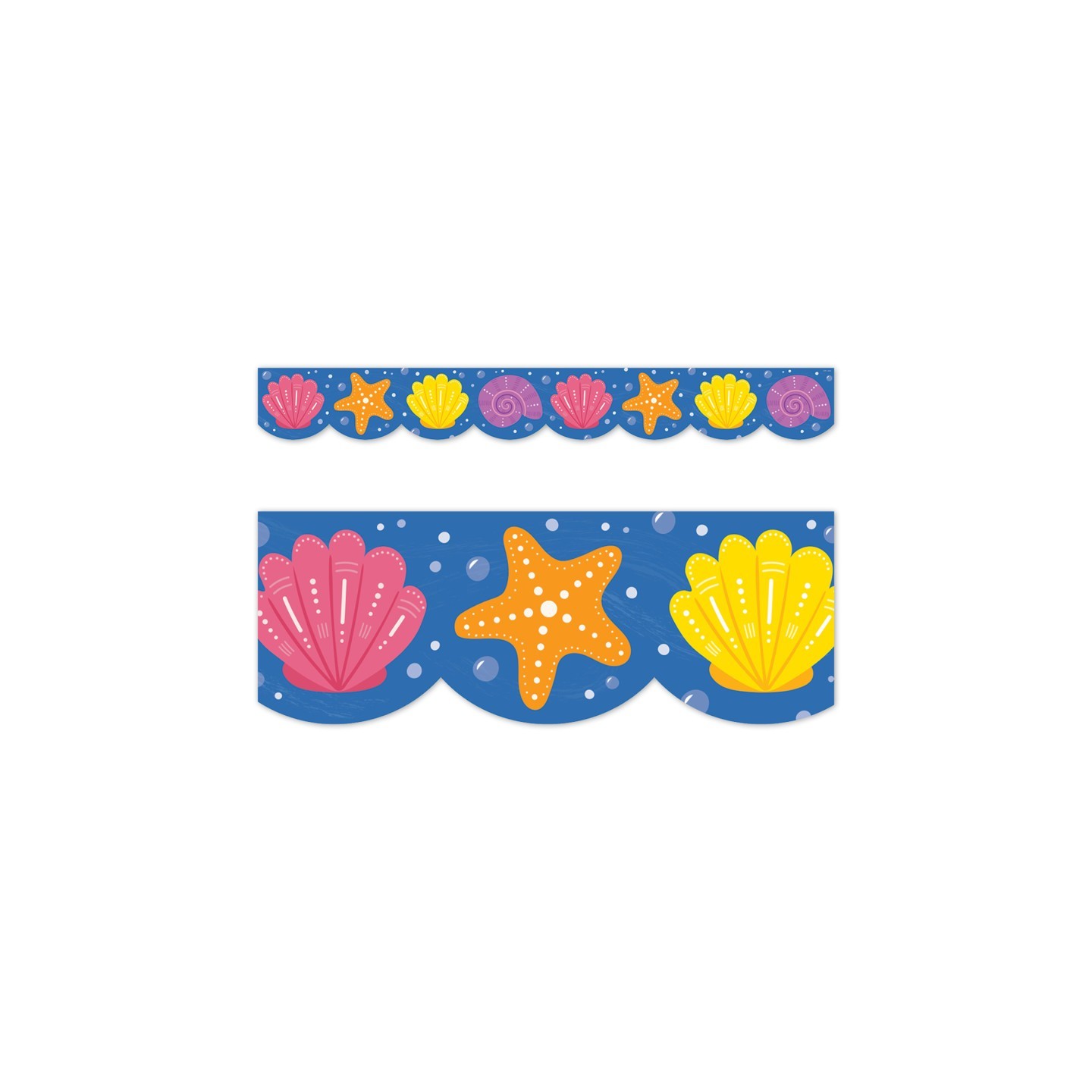 Creative Teaching Press® Sea Friends Seashells EZ Border, Bulletin Board Border, 48 Feet