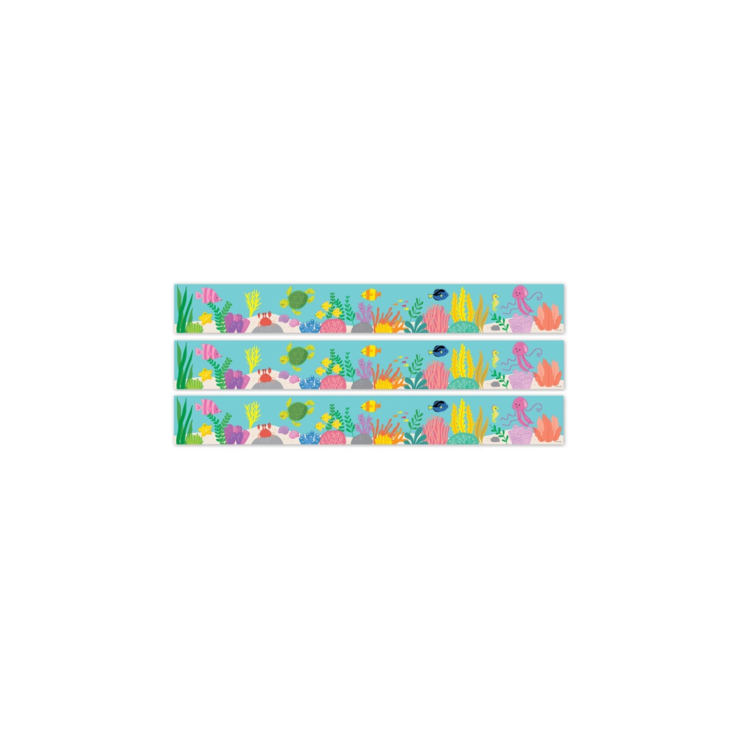 Creative Teaching Press® Sea Friends Under the Sea EZ Border, Bulletin Board Border, 48 Feet Per Pack, 3 Packs