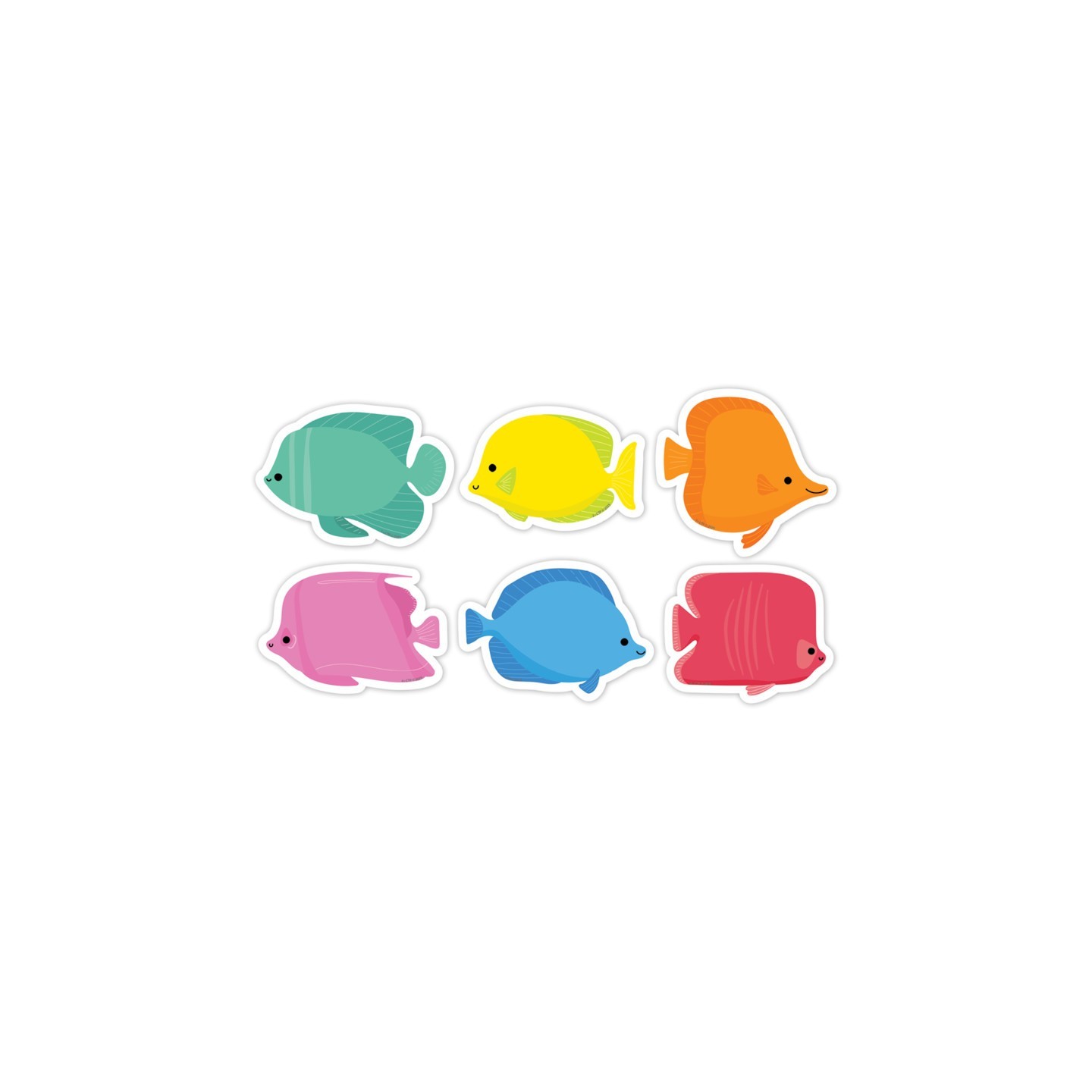 Creative Teaching Press® Sea Friends School of Fish 3" Designer Cut-Outs, Pack of 36