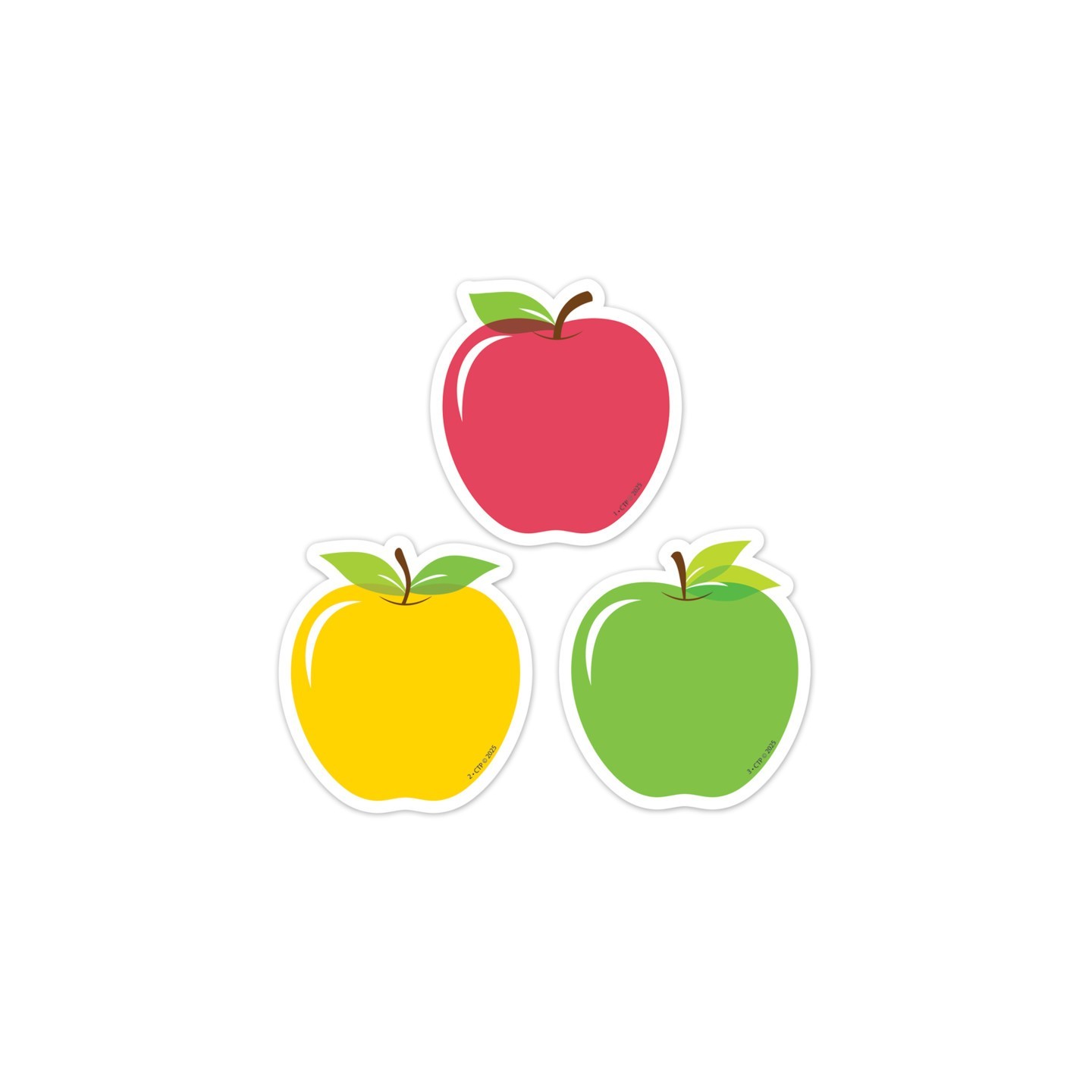 Creative Teaching Press® Apple Time Apples 3" Designer Cut-Outs, Pack of 36