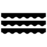 Creative Teaching Press® Core Decor Black Wavy EZ Border, Bulletin Board Border, 48 Feet Per Pack, 3 Packs