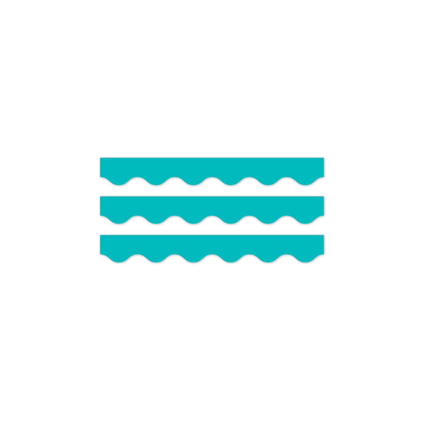 Creative Teaching Press® Core Decor Turquoise Wavy EZ Border, Bulletin Board Border, 48 Feet Per Pack, 3 Packs