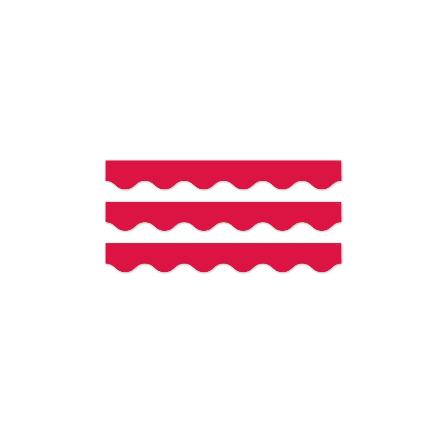Creative Teaching Press® Core Decor Red Wavy EZ Border, Bulletin Board Border, 48 Feet Per Pack, 3 Packs