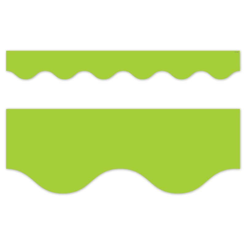 Creative Teaching Press® Core Decor Lime Wavy EZ Border, Bulletin Board Border, 48 Feet