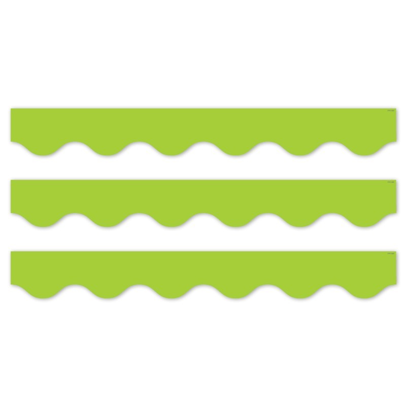 Creative Teaching Press® Core Decor Lime Wavy EZ Border, Bulletin Board Border, 48 Feet Per Pack, 3 Packs