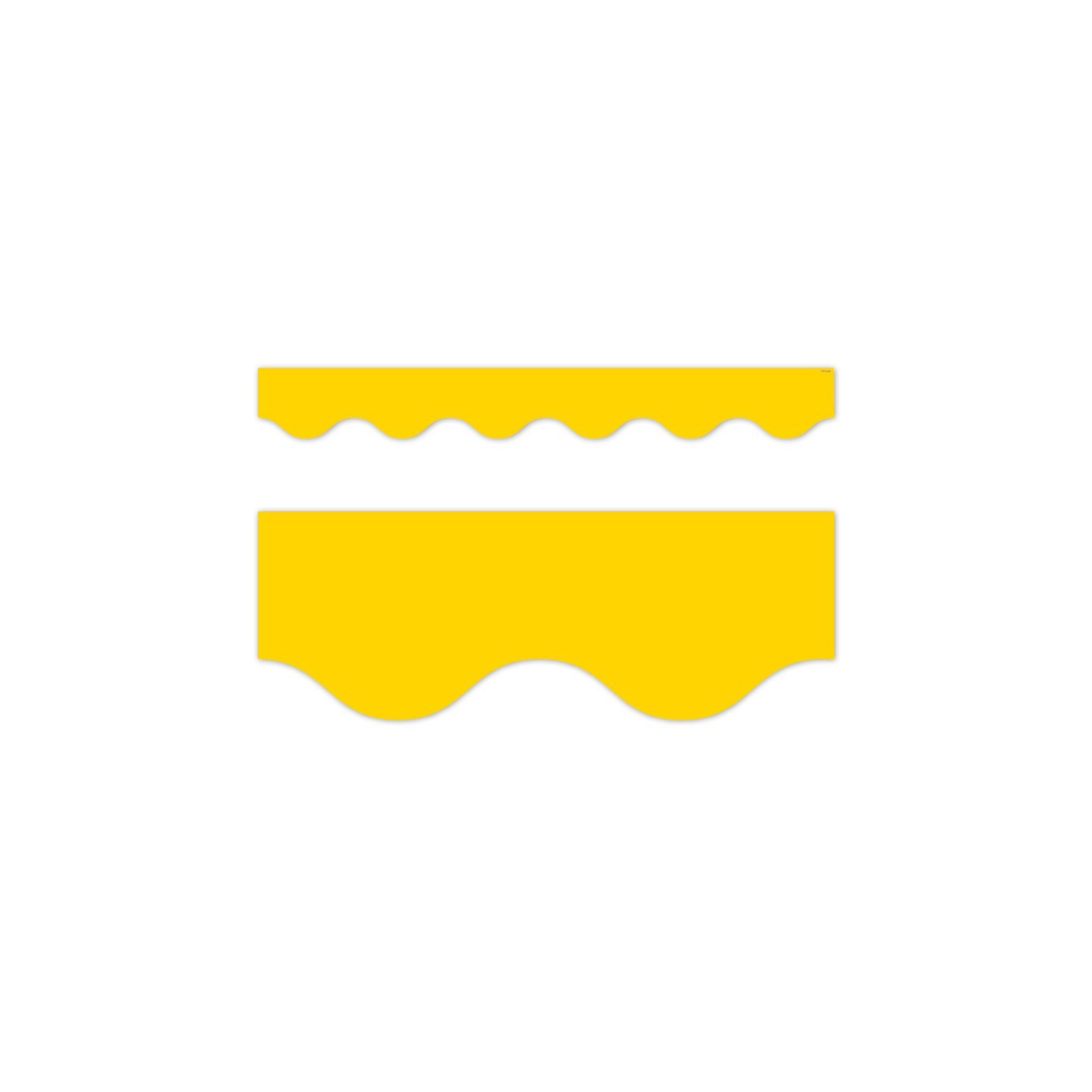 Creative Teaching Press® Core Decor Yellow Wavy EZ Border, Bulletin Board Border, 48 Feet