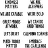 Creative Teaching Press® Core Decor Mindset Motivation Punch-Out Phrases, 15 Phrases